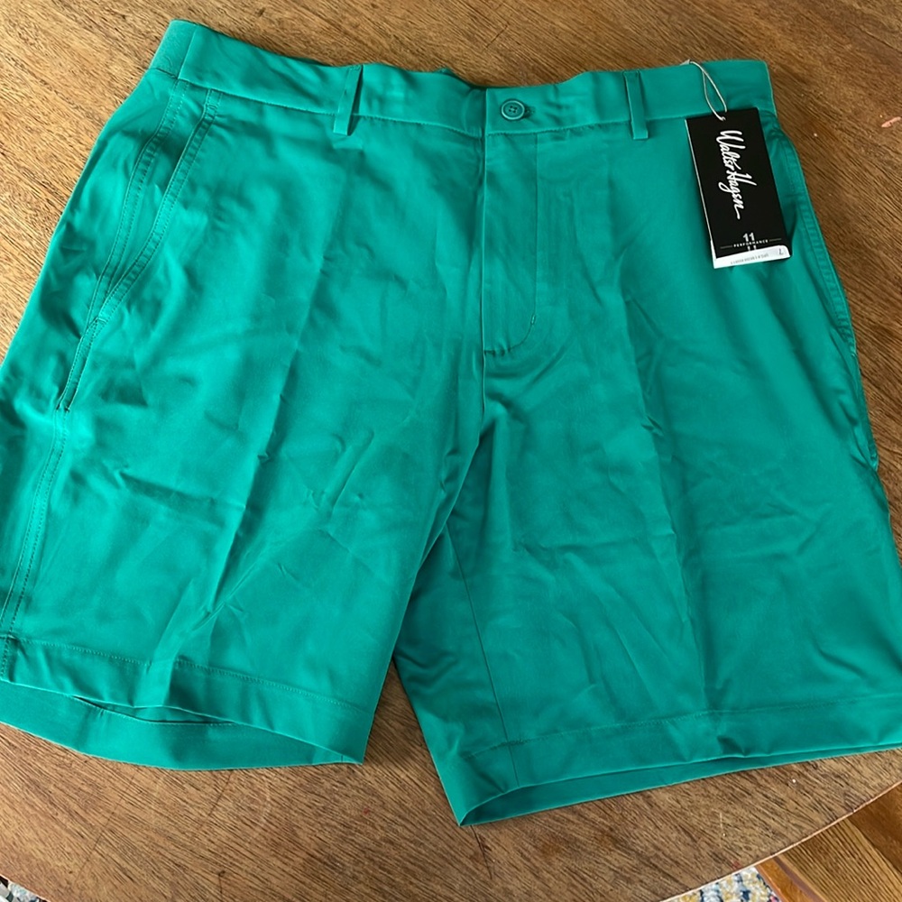 Men’s Walter Hagen easy waist green shorts